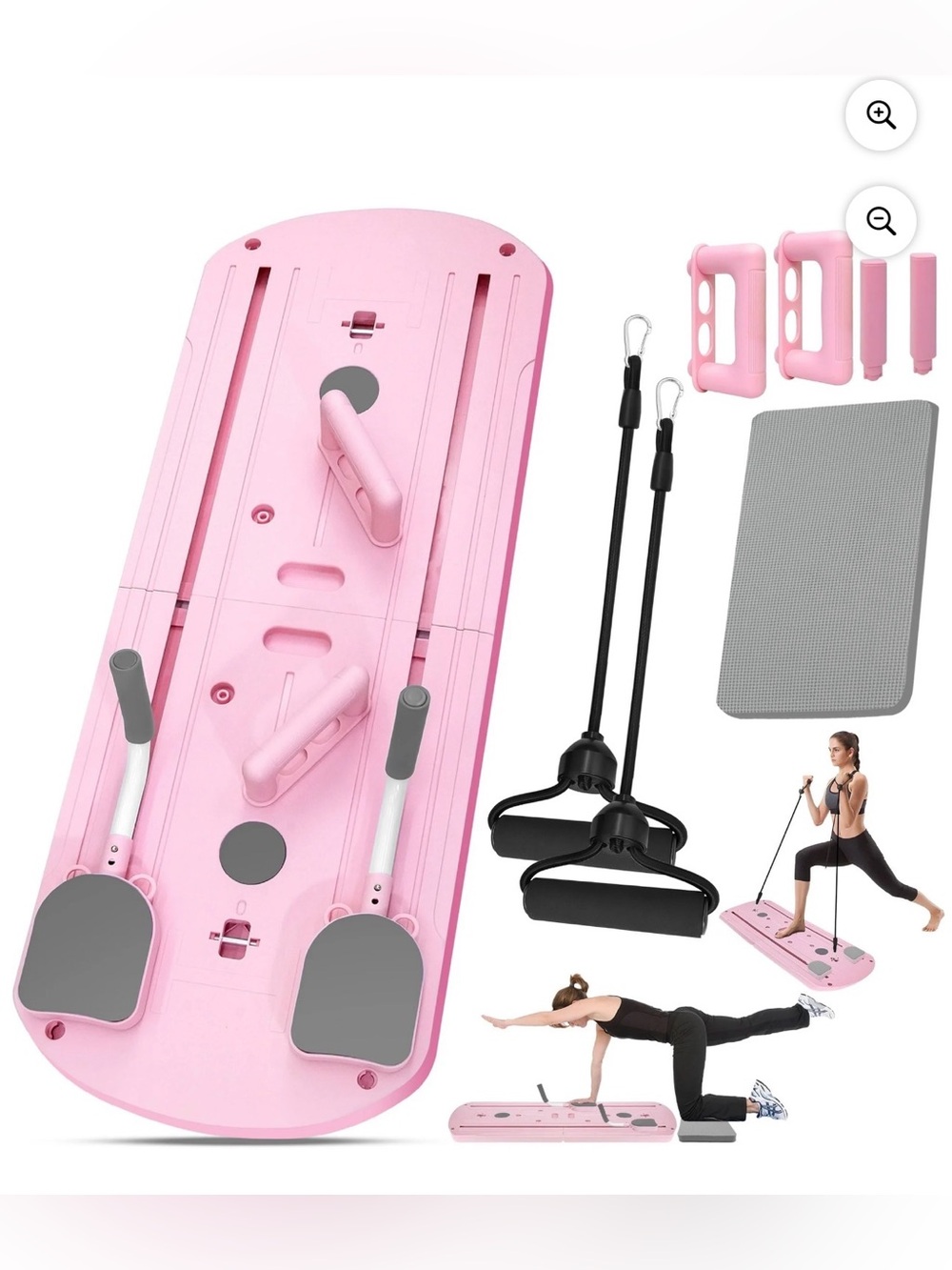 Pilates Board - Pilates Reformer Set, Multi-Purpose Foldable